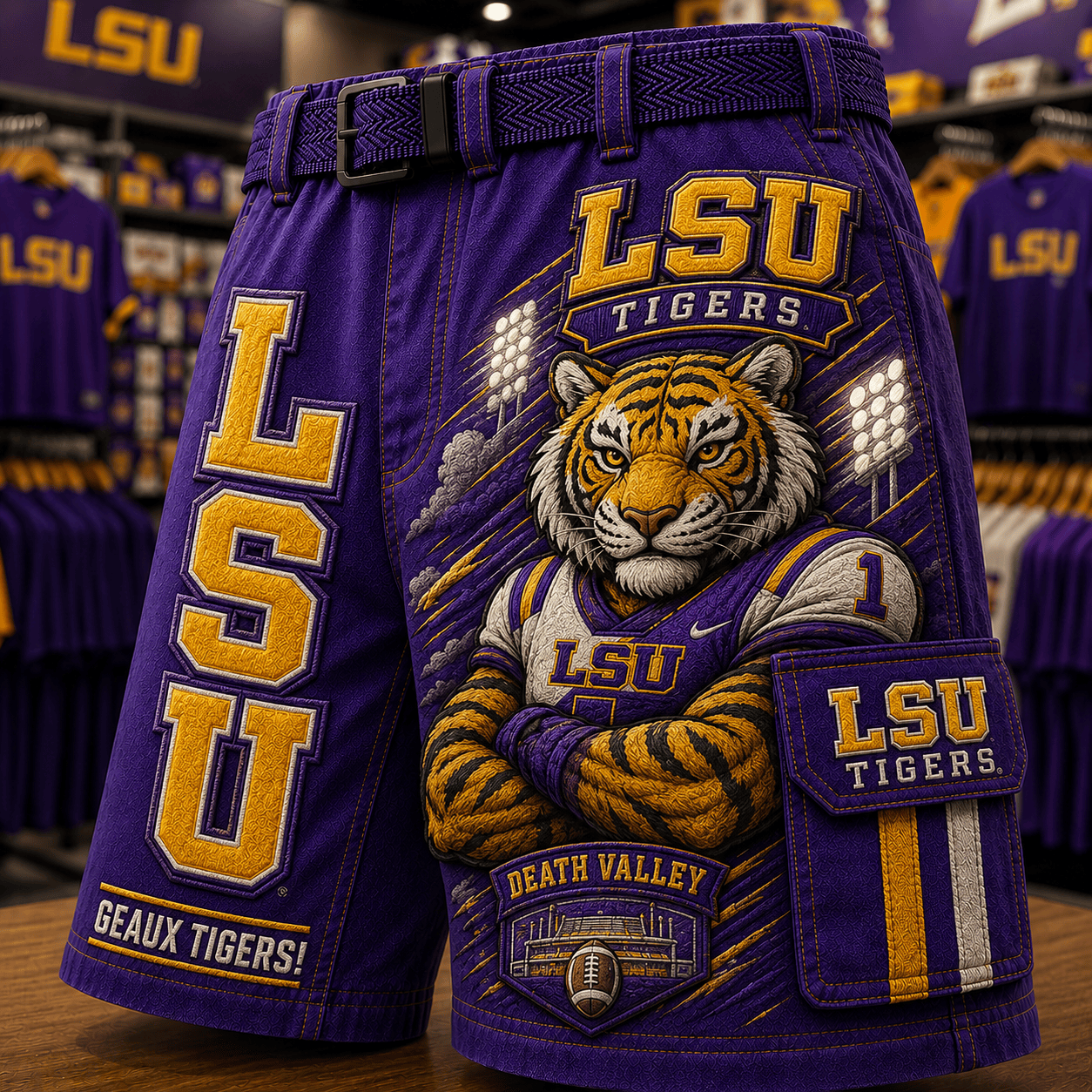 Premium LSU Casual Shorts HQH