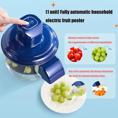 Electric Grape Peeler Automatic Garlic Peeler Kitchen Gadget for Home Use