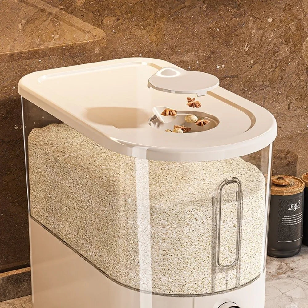 New Insect-proof Rice Storage Container 5/10KG Moisture Proof Dry Food Dispenser Sealed Storage Container Grains